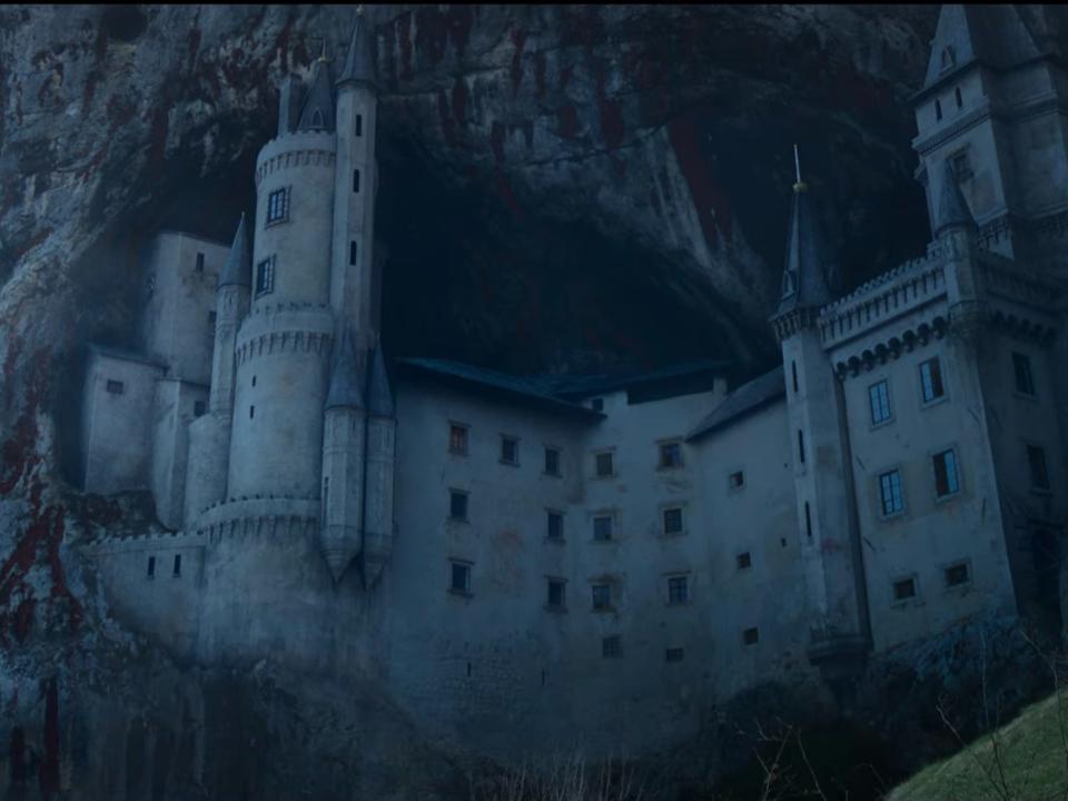 A castle seen in "The Witcher" episode two