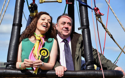 Alex Salmond suggested that Mhairi Black should go shopping with Tasmina Ahmed Sheikh - Credit: Getty Images