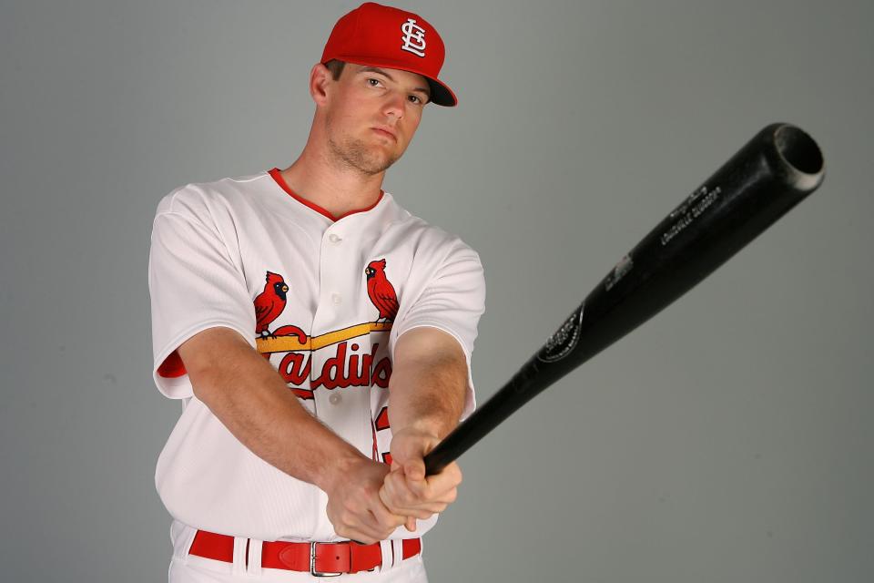 Mark Hamilton played with the St. Louis Cardinals from 2010 to 2011.&nbsp; (Photo: Doug Benc via Getty Images)