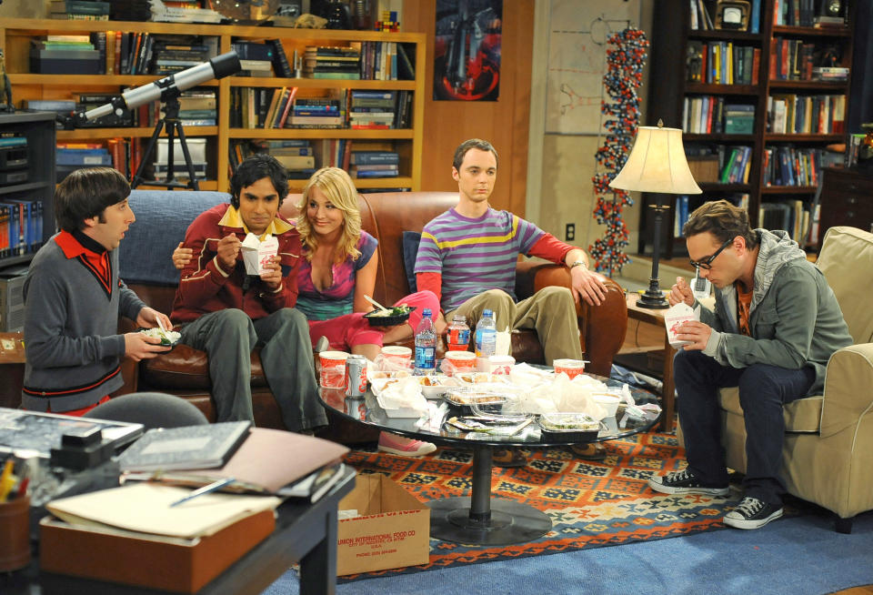 The cast of "The Big Bang Theory"