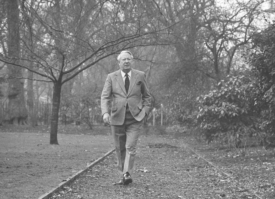 Edward Heath pictured in 1985 (PA Archive)