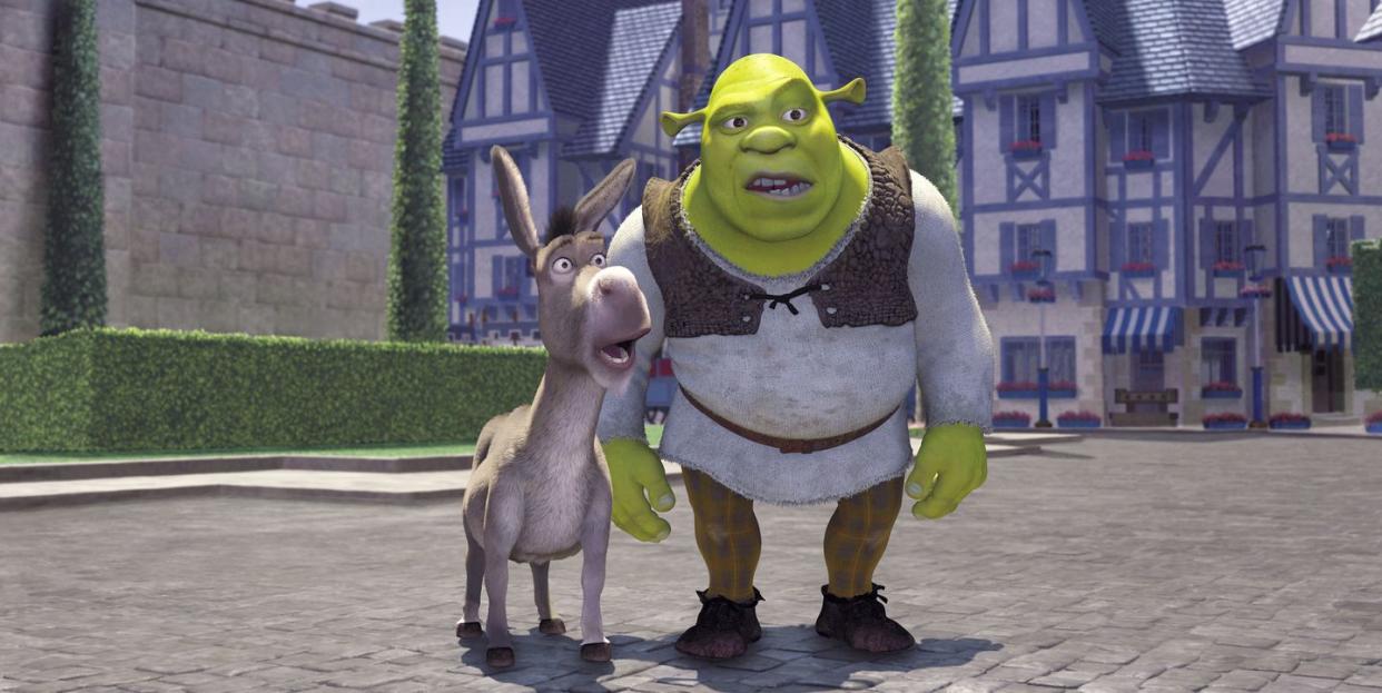 shrek and donkey