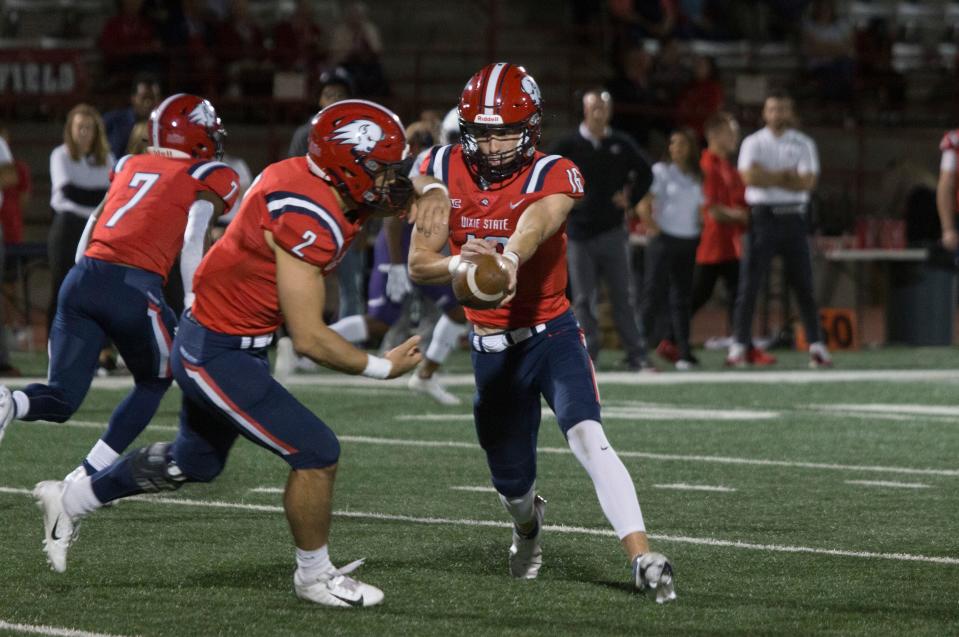 Dixie State lost a home game at Trailblazer Stadium on Saturday, Oct. 23, 2021. The 'Blazers are looking to pick up their first win of the year Saturday against Fort Lewis.