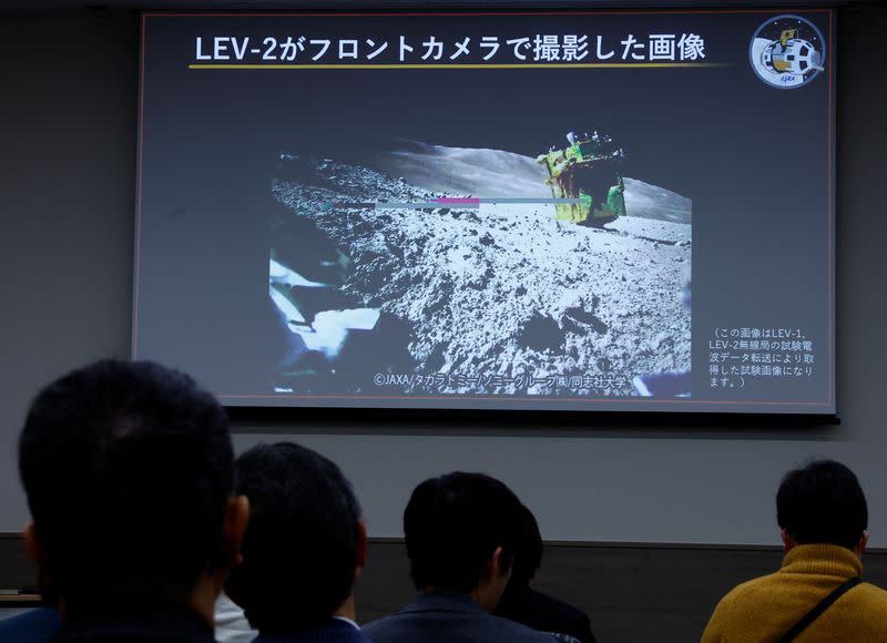 Press conference on the Smart Lander for Investigating Moon (SLIM)’s moon landing mission, in Tokyo