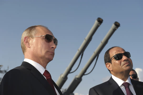 vladimir putin fattah al sisi egypt russia