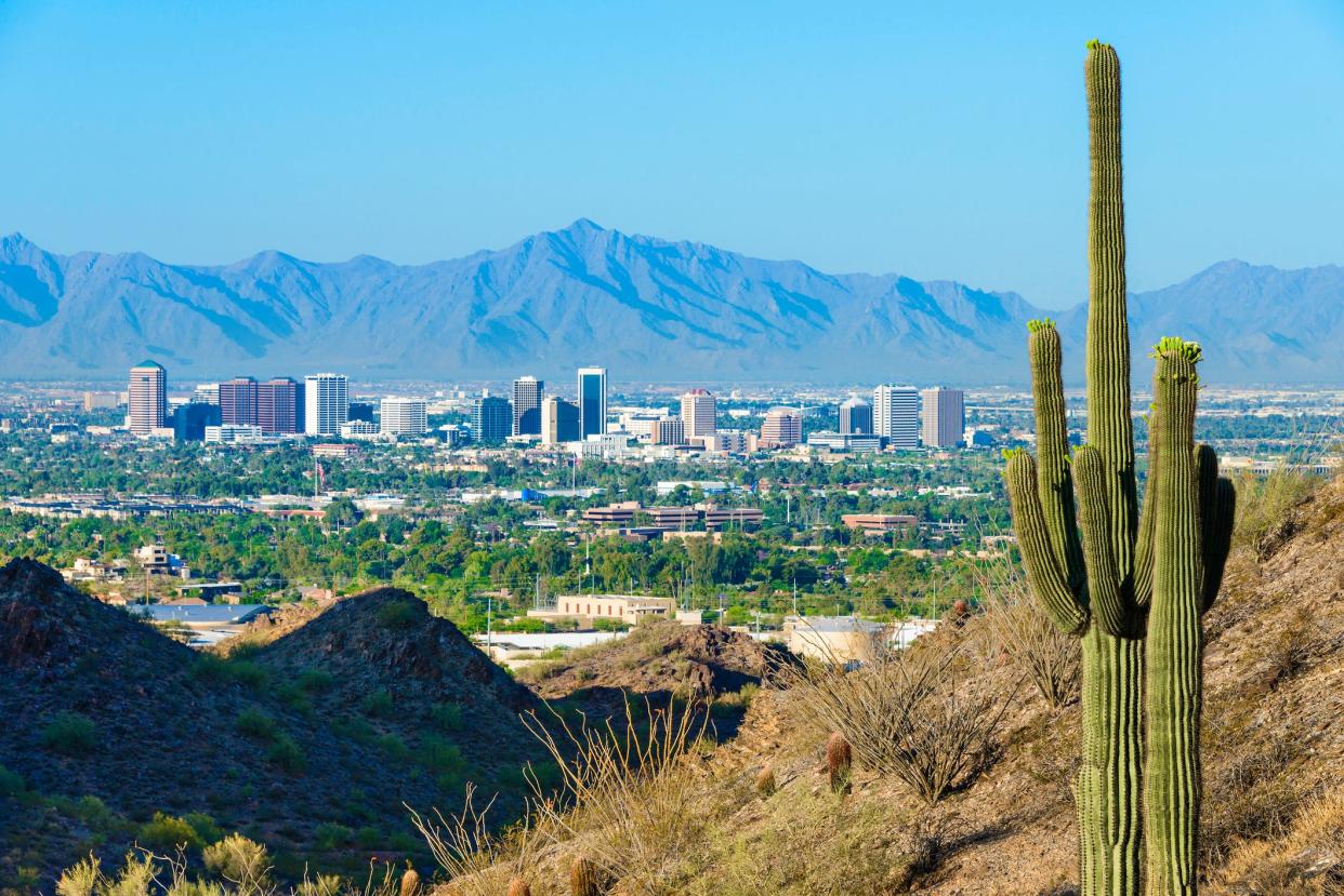 Phoenix, Arizona, skyline.