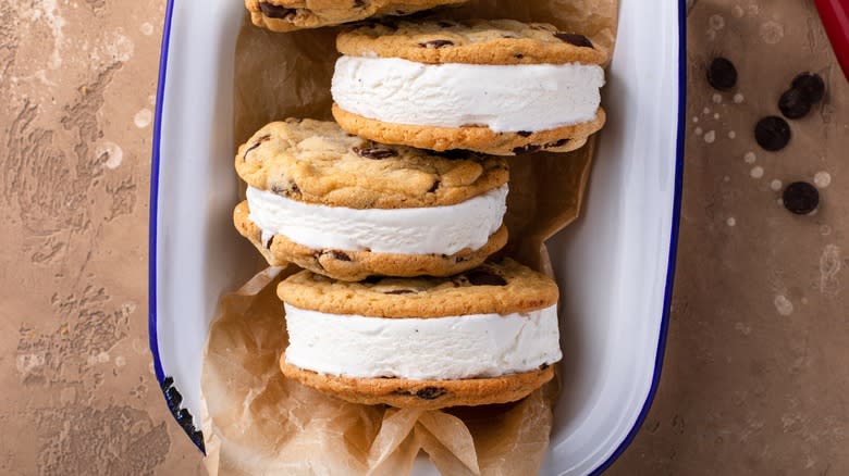 homemade ice cream sandwiches