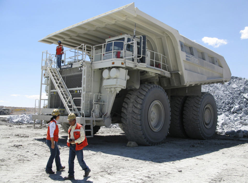 Shares in the FTSE 100 miner were up in early trade on Wednesday in London. Photo: Reuters/Jean Luis Arce