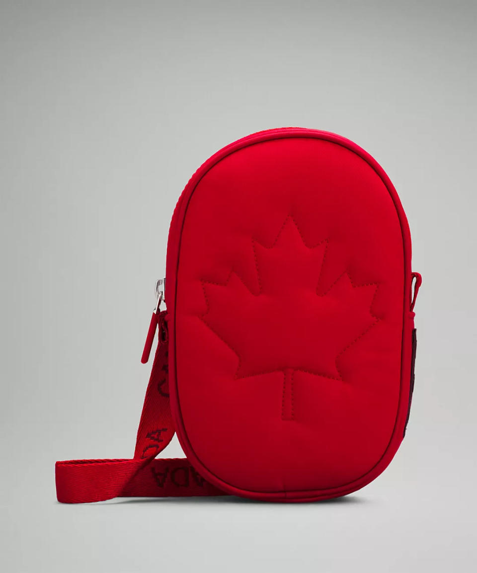 Team Canada 22 Future Legacy Crossbody Bag. Image via Lululemon.