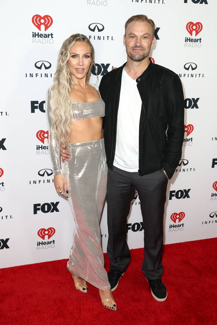 Sharna Burgess and Brian Austin Green on the red carpet