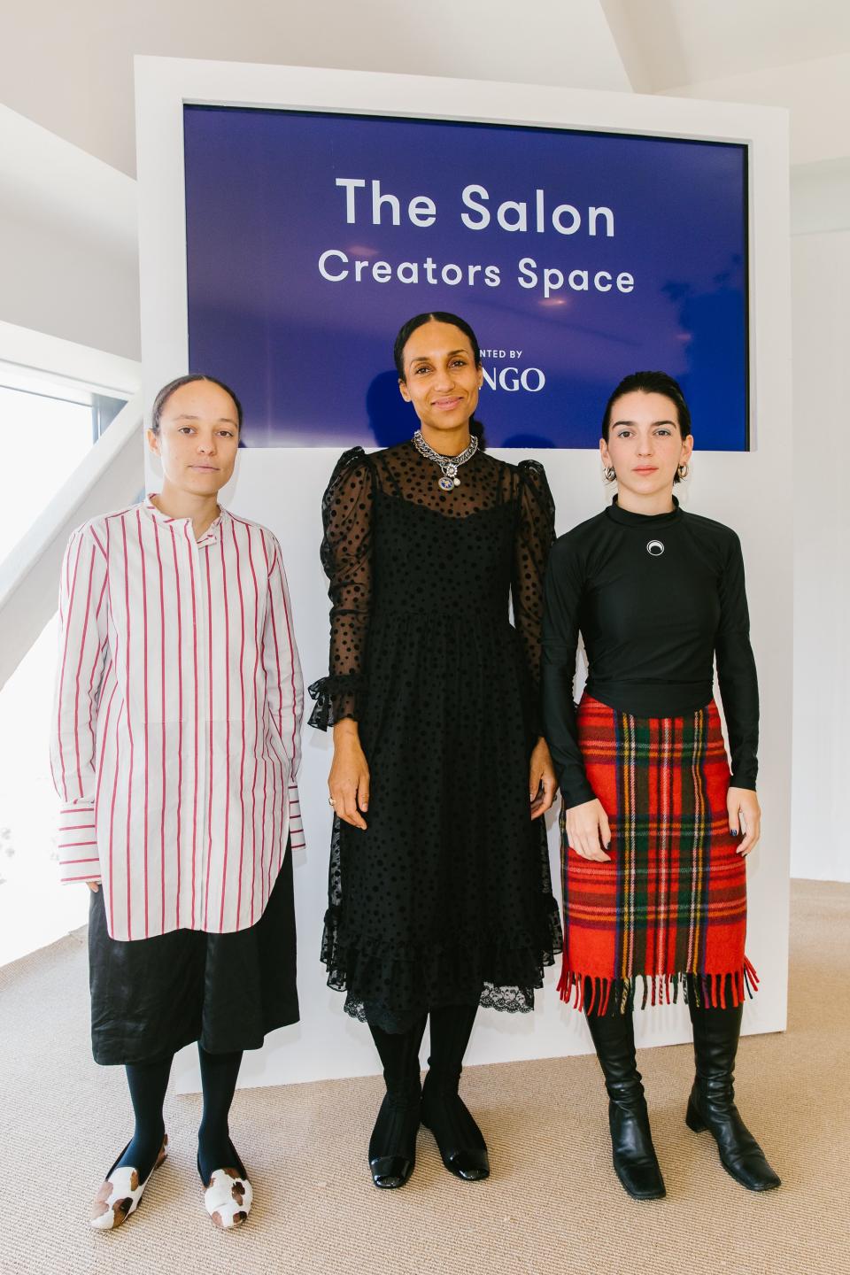 <h1 class="title">Grace Wales Bonner, Chioma Nnadi, and Marine Serre</h1><cite class="credit">Photographed by Corey Tenold</cite>