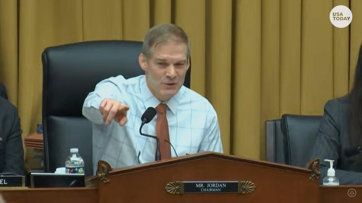Video of Jim Jordan congressional hearing shows questioning, not fight ...