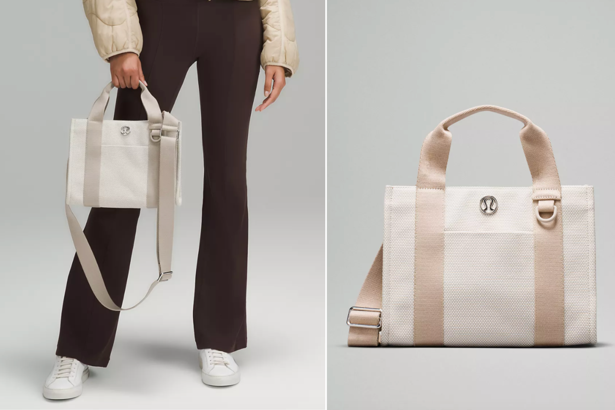 Two-Tone Canvas Tote Bag Mini 4.5L, This mini Lululemon tote is trending — get it before it sells out! (Photos via Lululemon)