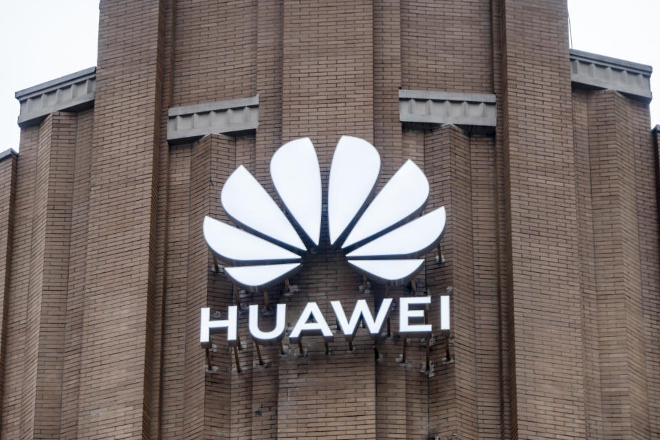 SHANGHAI, CHINA - JUNE 29, 2020 - Huawei's largest flagship store in the world, Shanghai, China