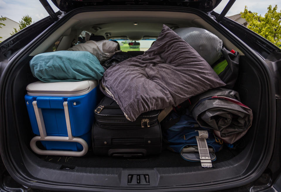 A packed trunk