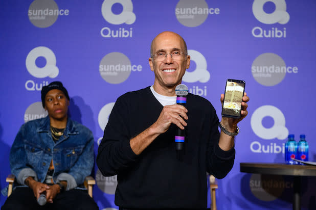 A Conversation With Quibi's Founder Jeffrey Katzenberg And Quibi Creators Lena Waithe, Veena Sud, And Kaitlin Olson At Sundance 2020