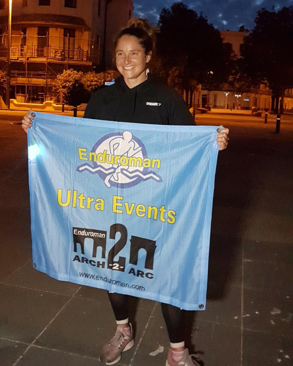 <p>Marine Leleu n’est que la 28eme personne au monde à terminer cette incroyable épreuve sportive. Crédit photo : Instagram marinlle </p>