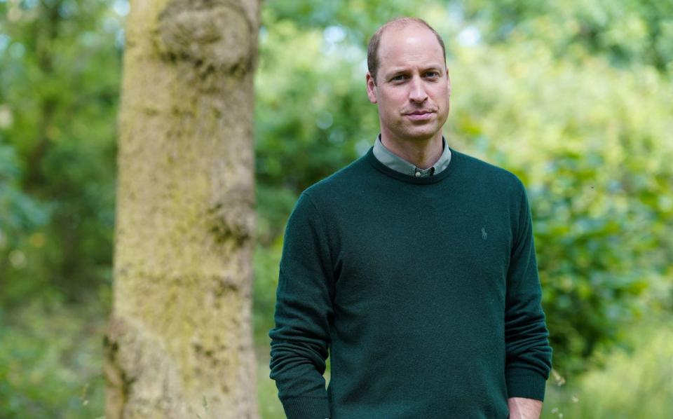 The Duke of Cambridge in a still from the BBC documentary The Earthshot Prize: Repairing Our Planet - PA