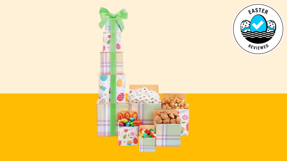 Enjoy sweet savings on this Easter gift tower at HSN.