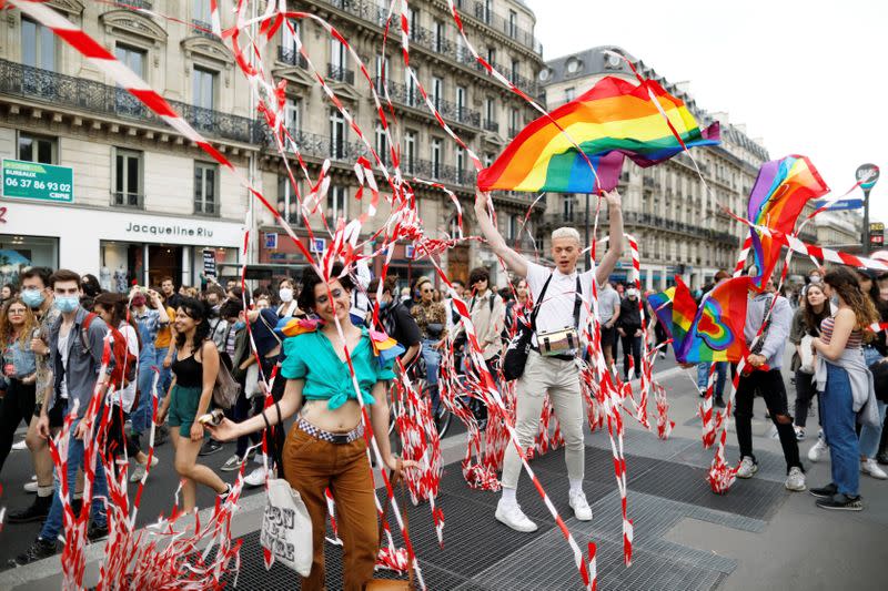 Paris LGBT march