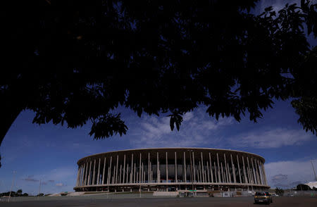 A view of the Mane Garrincha National Stadium in Brasilia, Brazil, May 23, 2017. REUTERS/Ueslei Marcelino