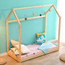 <p><strong>UHOM</strong></p><p>amazon.com</p><p><strong>$178.99</strong></p><p>This is a completely open-concept, railless, slatless bed made of pine wood. It's designed to fuel your child's creativity by giving them not only a bed, but a destination. It's twin-sized only, so it's more limited in sizing. However, the price and quality make up for the lack of options.</p><p>Parents who have this bed for their kids note that it is extremely high-quality and sturdy, but that the instructions leave something to be desired. However, they do say that it's fairly self-explanatory once you get the hang of it. </p>