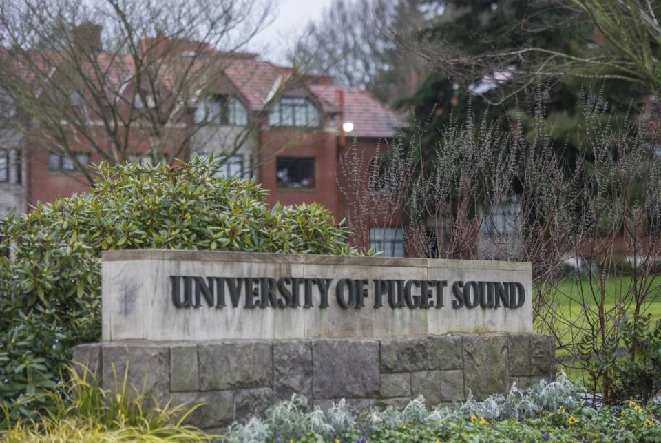 The campus of University of Puget Sound in Tacoma, February 9, 2017.