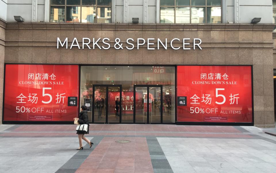 Marks and Spencer pulls out of China's high street - the world's biggest retail market