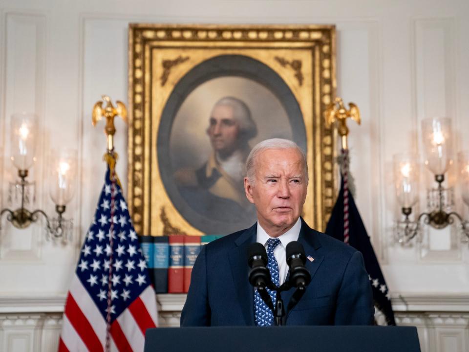 Biden described Israel's conduct of the war as 