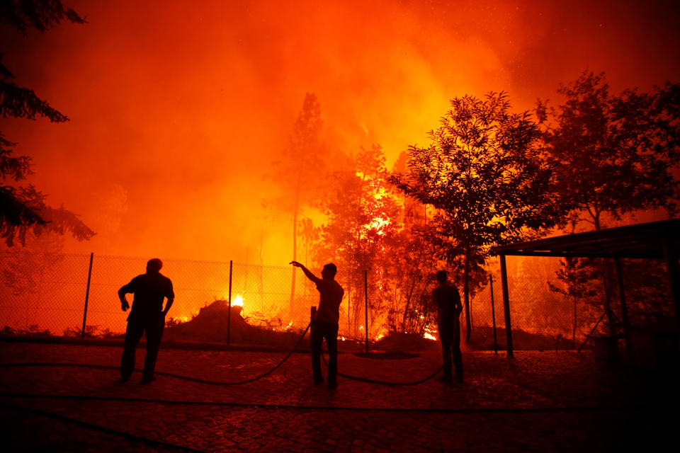 Wildfires ravage Portugal