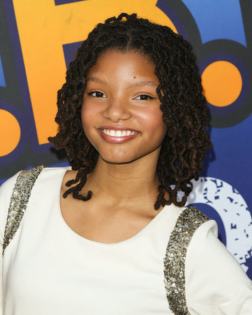 Closeup of Halle Bailey