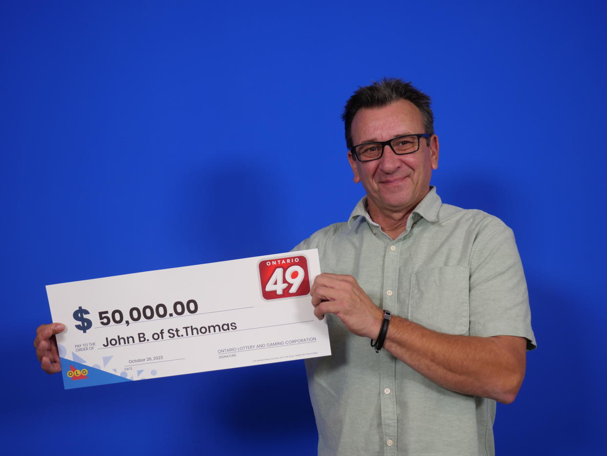 After playing for 15 years, it's all paid off for the St. Thomas resident. (Courtesy: OLG)