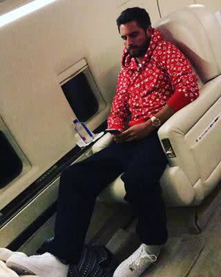 Scott Disick Spends $15K on Supreme LV Denim Parka & Air Force 1s –  Footwear News