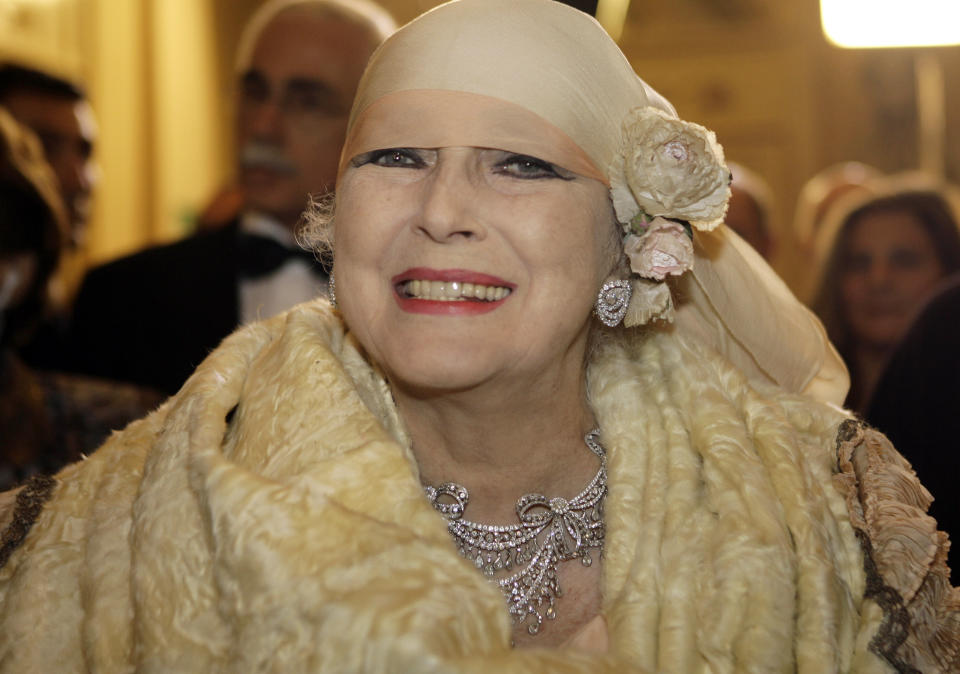 Considerata tra le ultime dive del cinema e del teatro italiano, è morta all'età di 96 anni (AP Photo/Luca Bruno)