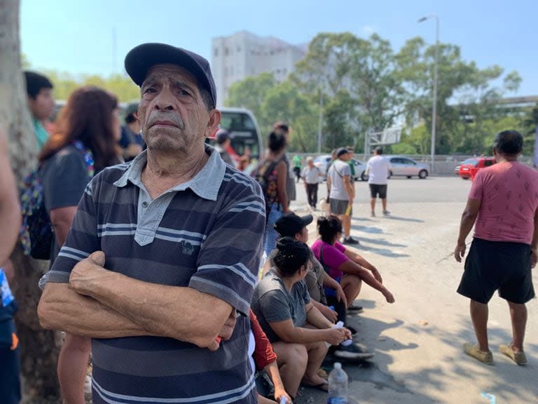 Severo Galloso, de 76 años, un jubilado que vendía medias en la feria 