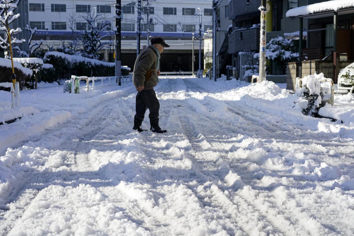Tokyo was hit by the worst snowfall in four years: EPA