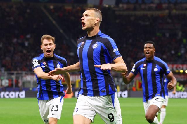 Inter were irrepressible in a brilliant start to the match (Getty Images)