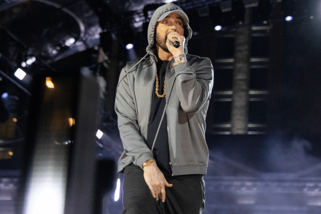 Eminem performs at Live from Detroit: The Concert at Michigan Central" on June 06, 2024 . - Credit: Photo by Scott Legato/Getty Images