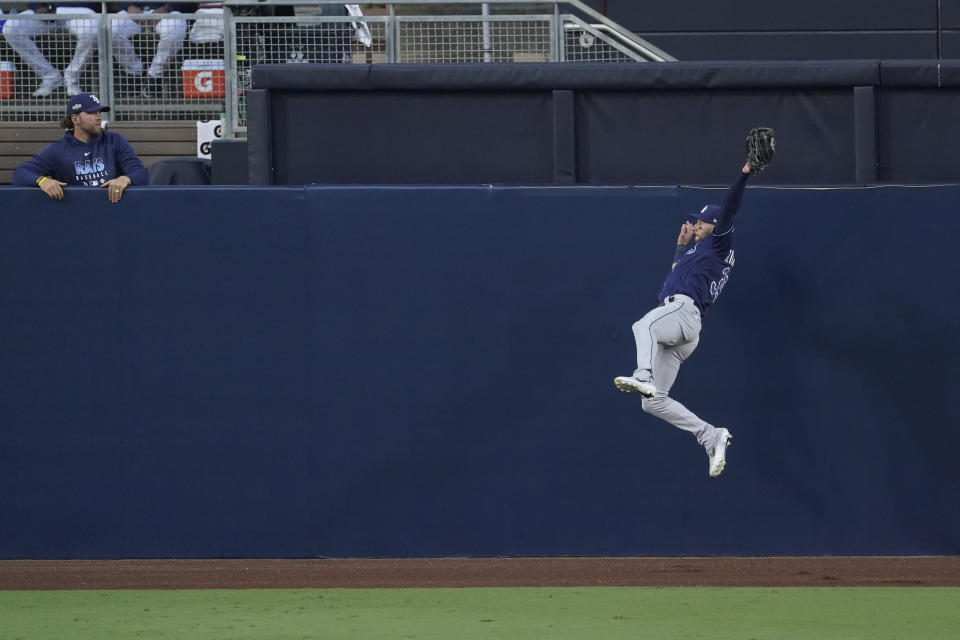 Kevin Kiermaier。（AP Photo/Ashley Landis）