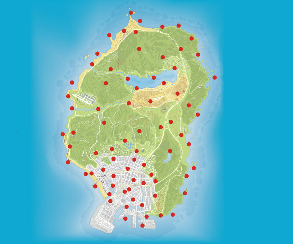 GTA Online Peyote Plant locations