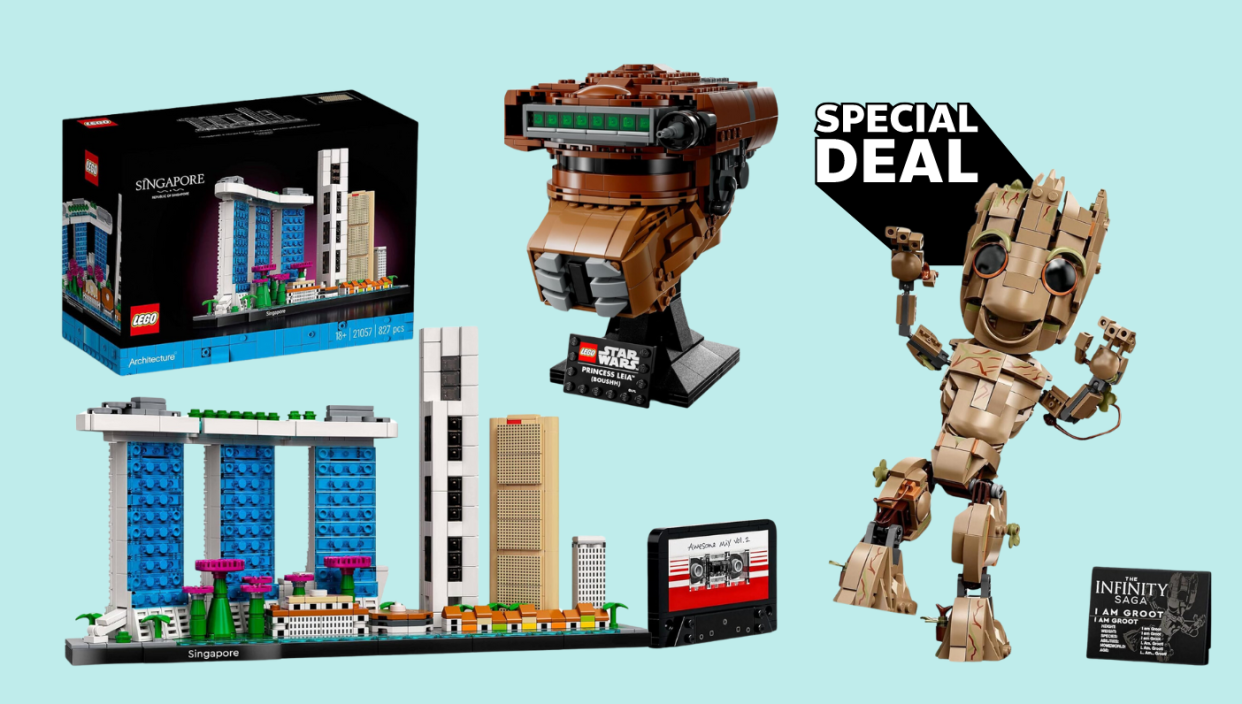 Lego sets that are on sale now at Amazon Singapore. (PHOTO: Amazon Singapore/Yahoo Life Singapore)