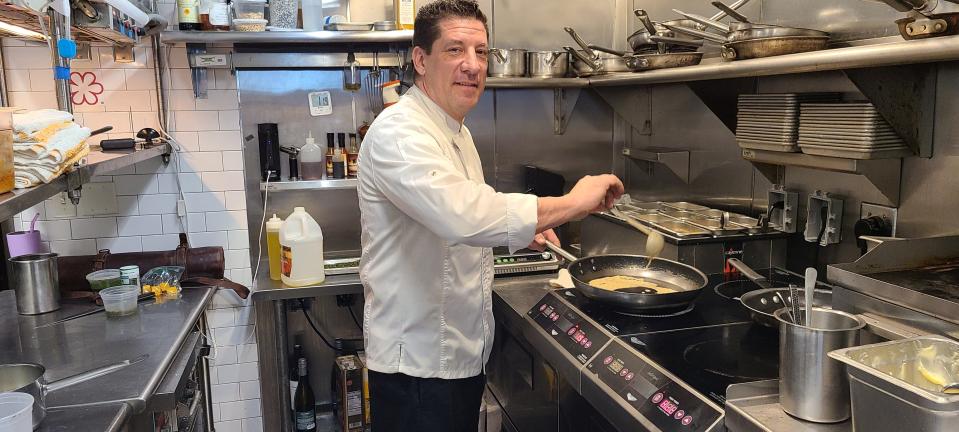 David Rashty is The Cave Bistro & Wine Bar's new executive chef.