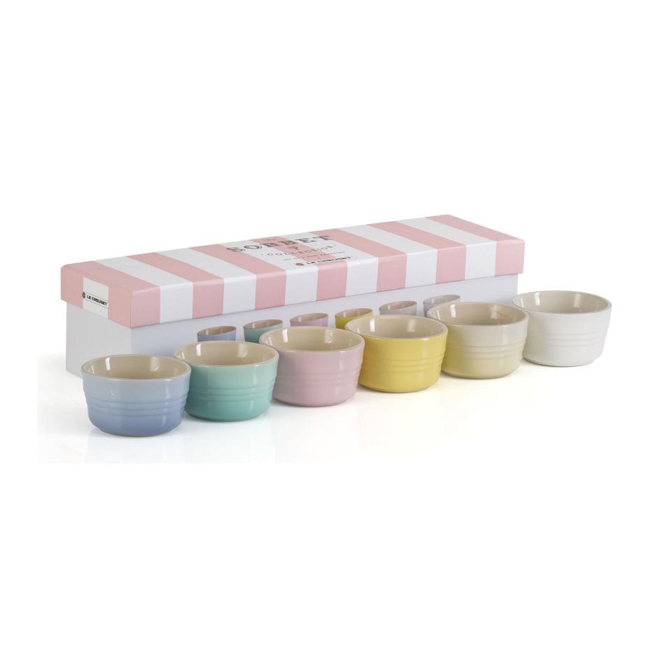 Le Creuset Sorbet Collection Set of 6 Mini Ramekins