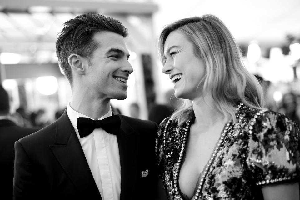 Alex Greenwald and Brie Larson