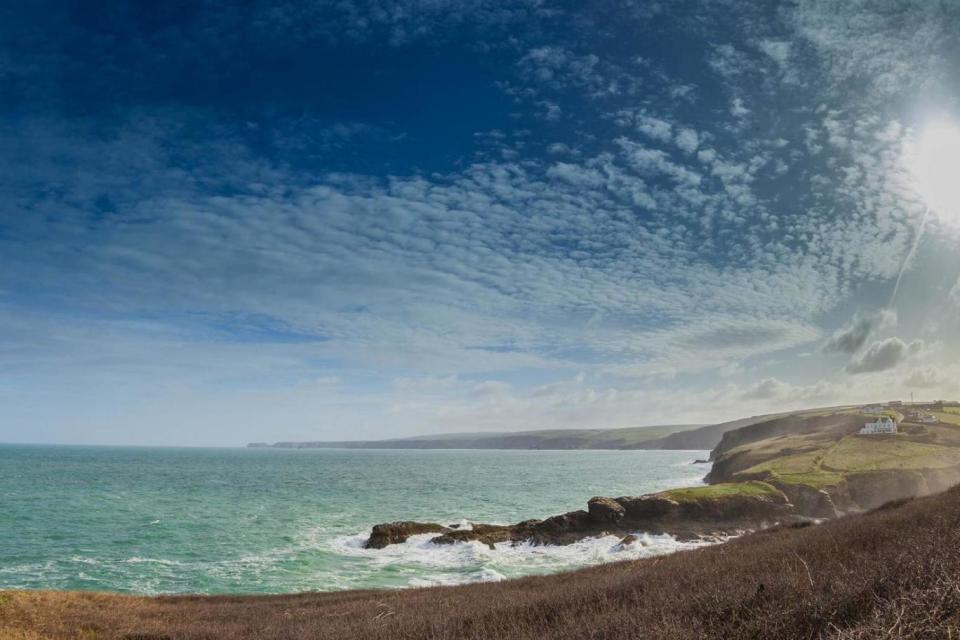 The stunning view from Outlaw's Port Isaac restaurant