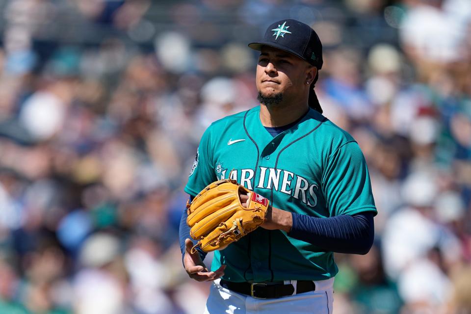 Seattle Mariners starting pitcher Luis Castillo is an ace, and the three pitchers behind him — Logan Gilbert, George Kirby and Robby Ray — would lead most teams. But the M's offense has Jim Moore questioning whether a World Series is really within reach for Seattle.