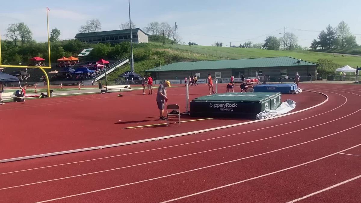 District 10 track and field meet action