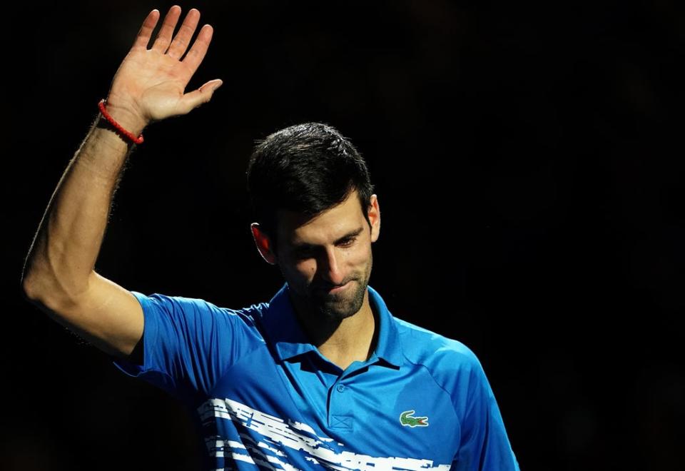 Novak Djokovic is awaiting the outcome of an appeal against the decision by the Australian Border Force (ABF) to cancel his entry visa and deport him (Tess Derry/PA) (PA Wire)