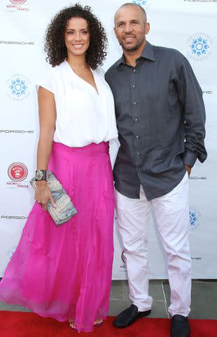 <p>Sonia Moskowitz/Getty</p> Porschla Kidd and Jason Kidd attend the 1st Annual Compound Foundation "Fostering A Legacy" Benefit on July 14, 2012 in East Hampton, New York.