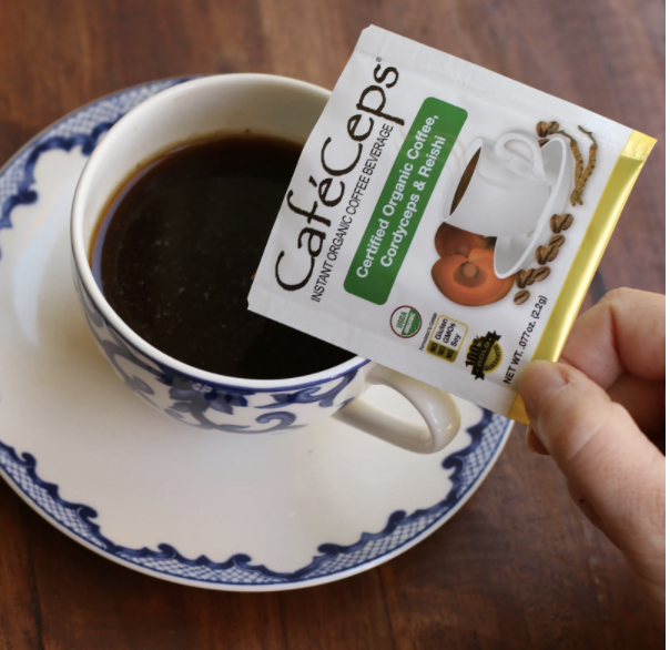 Organic Instant Coffee with Cordyceps and Reishi Mushroom, 30s. PHOTO: iHerb